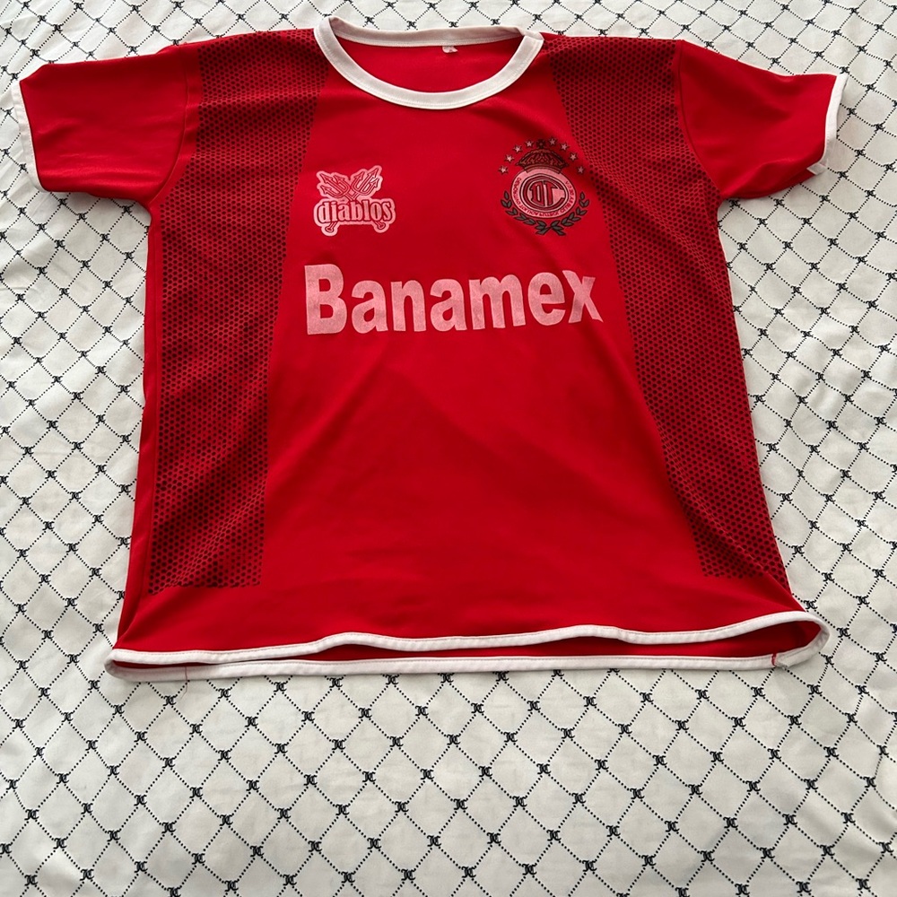 Red Kids Soccer Jersey